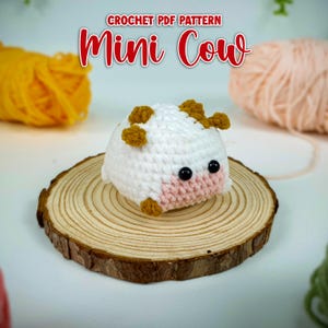 No Sew Amigurumi Cow Crochet Pattern (PDF)