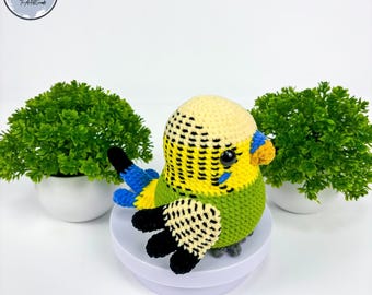 Budgerigar Amigurumi Crochet Pattern (PDF)
