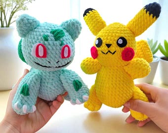 ポケモン風あみぐるみ編み図集 4in1 - PDFデジタルダウンロード