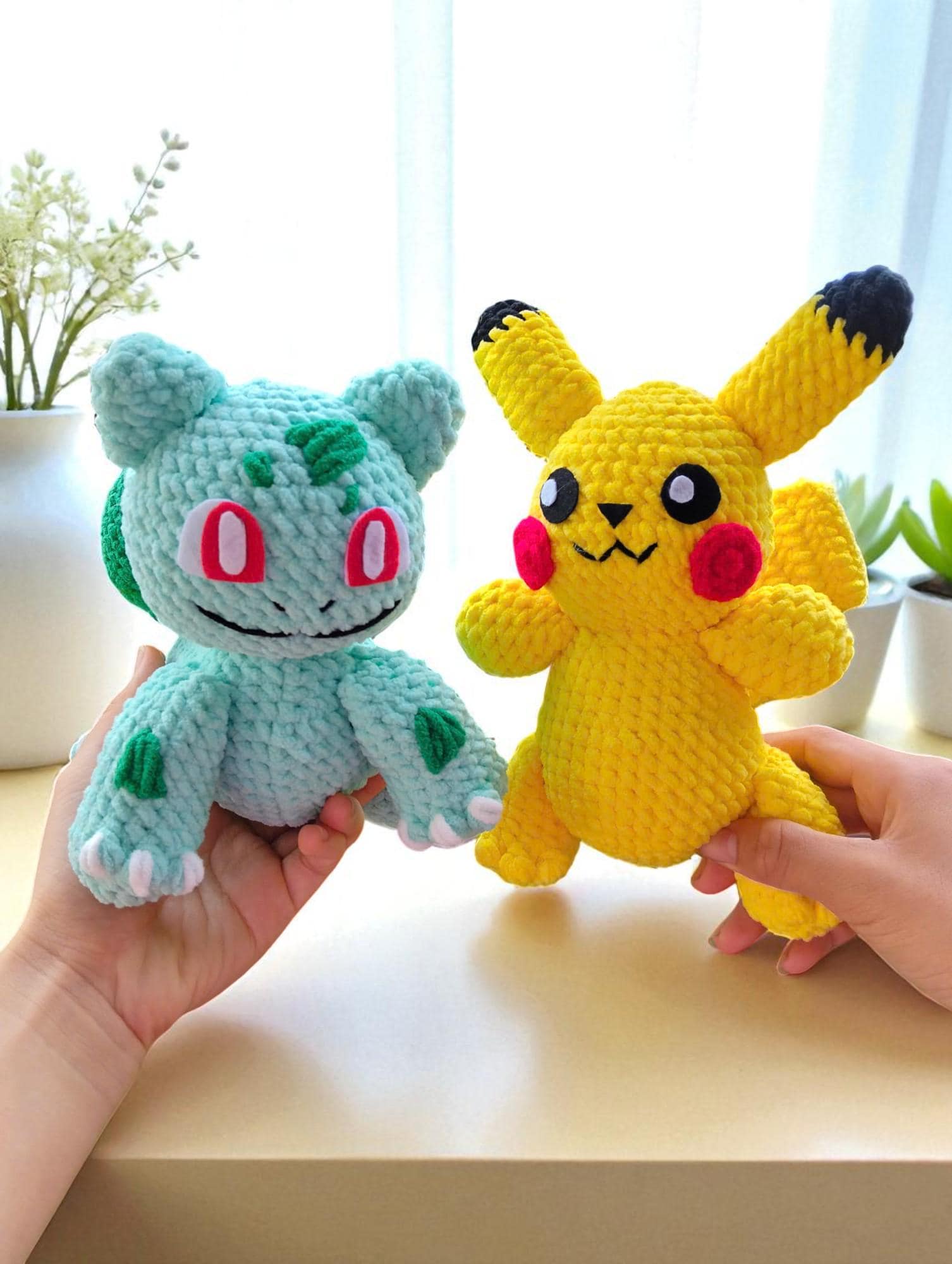 ポケモン風あみぐるみ編み図集 4in1 - PDFデジタルダウンロード