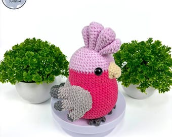 Haakpatroon Galah Cockatoo Amigurumi (pdf)