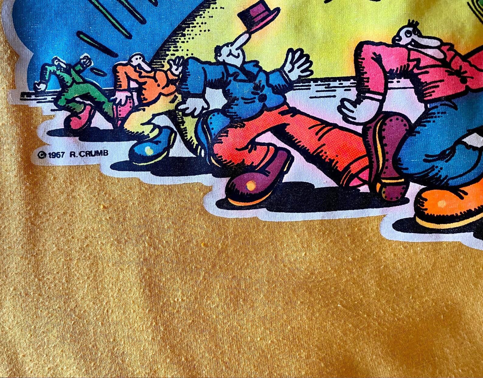 robert crumb keep on truckin t shirt