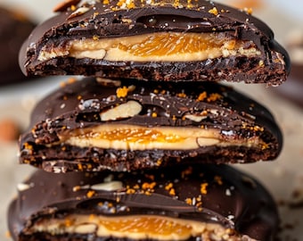 Chocolate Orange Cookies Recipe - Citrus Infused Treat, Easy Bake, Gourmet Cookies Digital Download