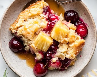 Cherry Pineapple Dump Cake Recipe: Tropical Dessert Guide (PDF)