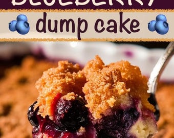 Blueberry Dump Cake Recipe: Easy Summer Dessert (PDF Download)