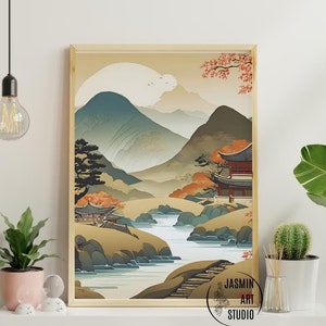 Korean wall Art, Korean art print,Korean art poster,Korean Art Wall Traditional, Korean home decor, Korean wall decor, digital printable art
