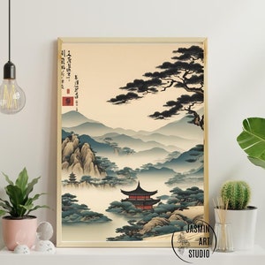 Korean wall Art, Korean art print,Korean art poster,Korean Art Wall Traditional, Korean home decor, Korean wall decor, digital printable //
