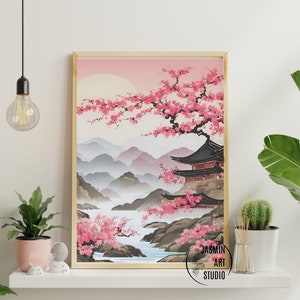 Korean wall Art, Korean art print,Korean art poster,Korean Art Wall Traditional, Korean home decor, Korean wall decor, digital printable