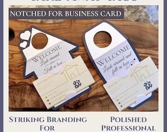 Etiquetas para botellas de agua para llevar de Custom Realty Open House - Tarjetero