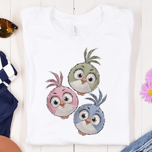 Owl Cute Embroidery, Colorful Owl Machine Embroidery Design, Rainbow Owl Bird Embroidery, Cute Owl Emb, 6 Size Embroidery Instant Download