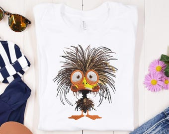 Funny Duck Machine Embroidery Design, Quirky Duck Emb (Instant Download)