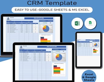 Real Estate CRM Template, Realtor Client Tracker, Realtor Client Sheet, Realtor Client Management, Realtor Sales Tracker, CRM Notion, Excel