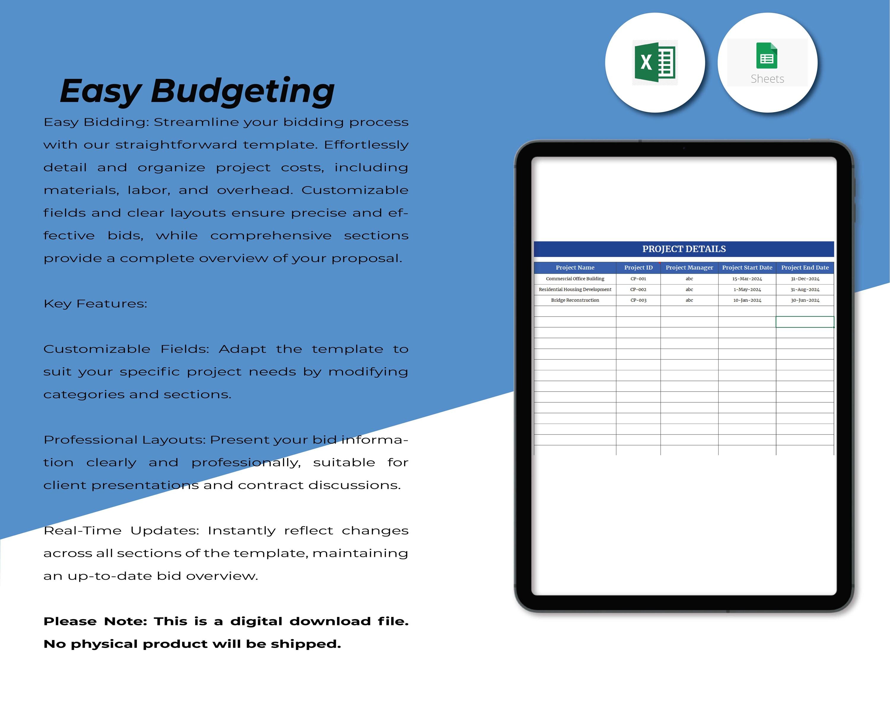 Picture of Construction Renovation Budget Template, Construction Budget ...