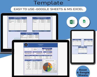 50 30 20 Budget Template, Monthly Budget Planner Spreadsheet, Paycheck Budget Tracker, Weekly Budget, 70/20/10 Budget, Budget Planner