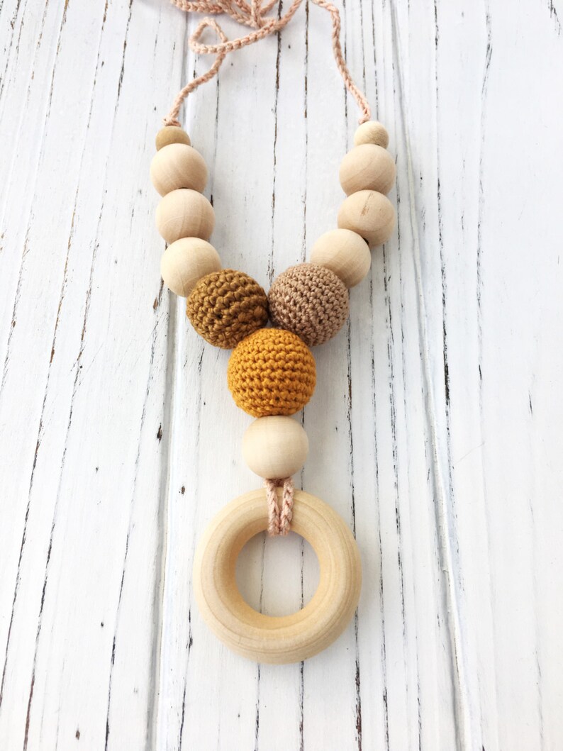 teething ring necklace