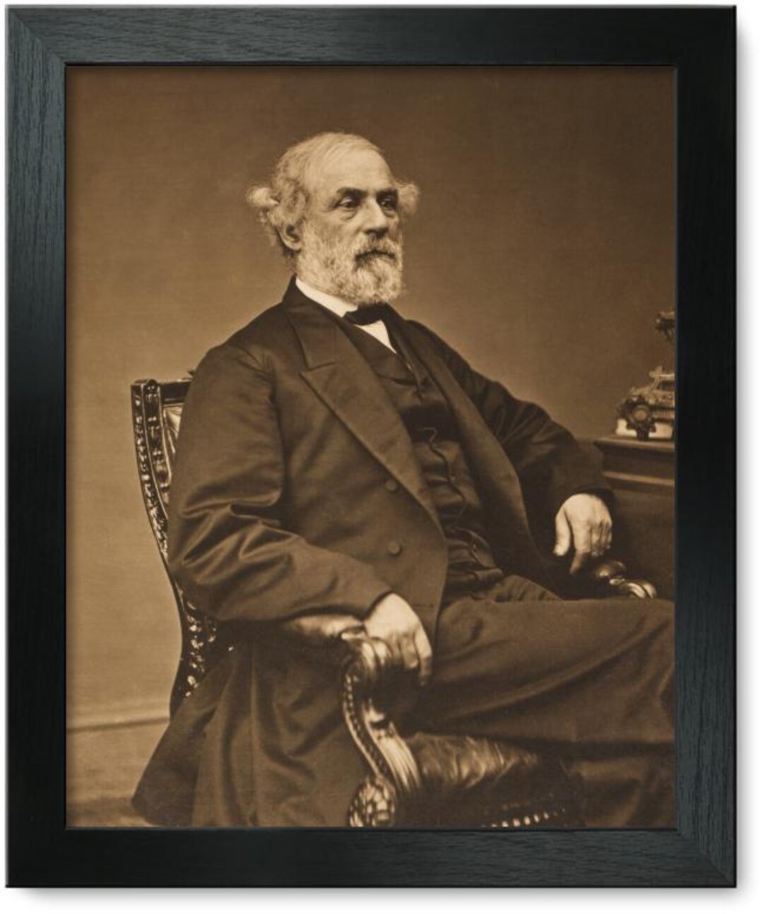 Framed Print: Robert E. Lee, Seated, Facing Right, 1869 - Etsy