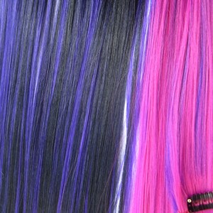 Plum Princess Full Set Clip In Hair Extensions 10 16 inches image 3