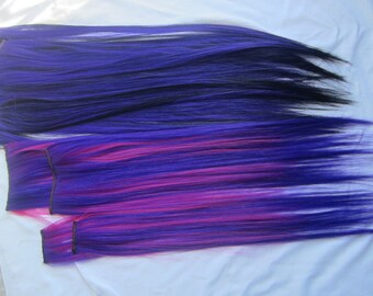 Plum Princess Full Set Clip In Hair Extensions (18 -22 inches)