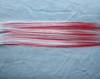 Candy Cane Clip In Hair Extensions