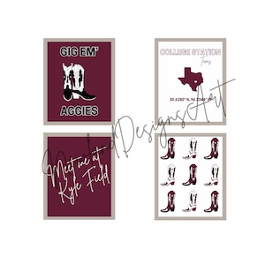 Texas A&M Digital Wall Art