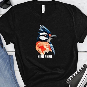 Bird Nerd shirt, Bird Watching Shirt, Bird Lover Tee, Nature Lover shirt, Retro Bird Watcher Shirt, Gift For Bird Lover, Unisex bird shirt