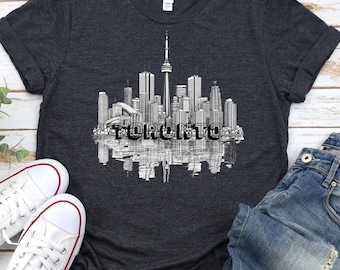 Toronto T-shirt, Canada T-shirt, Toronto Shirt, Canada Shirts, Canada T-shirt, 416, t.dot, city reflection shirt, city of toronto