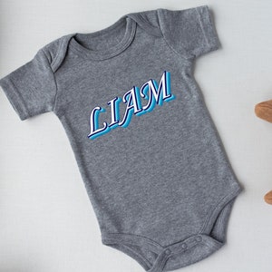 Personalized Name Toddler Shirt - Custom Name Kids Tee - Retro Unisex Shirt - pink, Sibling Natural Infant, Toddler & Youth Tee Cute New Bro