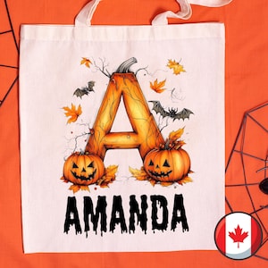 Süßes oder Saures Einkaufstasche, Benutzerdefinierte Halloween-Einkaufstasche, Halloween-Taschen für Kinder, Kinder-Halloween-Einkaufstasche, Süßigkeiten-Einkaufstaschen, kanadische Ausgabe