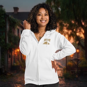 Geborduurde Velaris hoodie met rits, City of Starlight hoodie, Prythian Velaris-sweater, sarah j mass fan cadeau, geschenk troon van glas, ACOTAR
