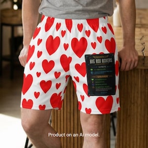 Dungeon Crawler Carl Enchanted BigBoi Long Boxers | Personalisierbare Herzshorts XS-2XL