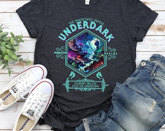 The Underdark Adventure Awaits T-Shirt, Astarion BG3 T-Shirt,Forgotten Realms shirt,Gift For Gamers, Balders Gate, Dungeons and Dragons Tee