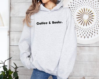 Coffee & Books T-Shirt, Cute Books Lover sweatshirt, Books Club Shirt, Books Lover Gift, Back To School Shirt, Elementary Teacher Shirt