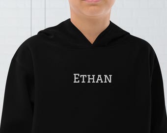 Custom Name Embroidered Crewneck Toddler Sweatshirt - Embroidered Name, Youth Sweatshirt, Personalized Name Sweatshirt Kids name Sweatshirt