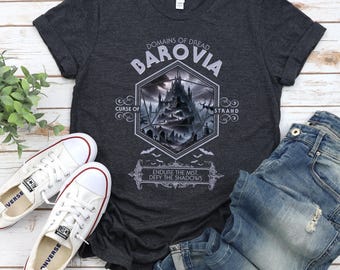 Barovia Adventure Awaits T-Shirt, Astarion BG3 T-Shirt,Curse of Strahd Campaign shirt,Gift For Gamers,Balders Gate,Dungeons and Dragons Tee