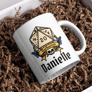 Personalized DnD Mugs - Customizable Dungeons and Dragons Class Mug - Personalized D&D Class Gifts, Dnd class Mug,dungeons and dragons gift