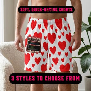 Dungeon Crawler Carl Enchanted BigBoi Long Boxers | Personalisierbare Herzshorts XS-5XL | Boardshorts | Badehose