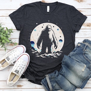 Cryptids We Out Here Bigfoot Mothman Nessie Alien UFO Abduction // T-shirts, Tanks, Longsleeves, Sweatshirts & Hoodies, Cryptozoology Gift