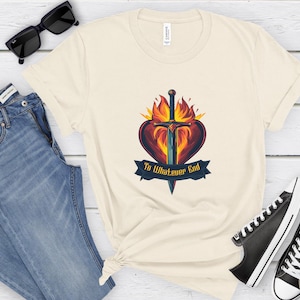 Fireheart Inspired, Aelin Galathynius, The Thirteen, TOG, Throne of Glass, Book Shirt Booktok Merch, Bookish T-shirt,Romantasy,Fantasy Books