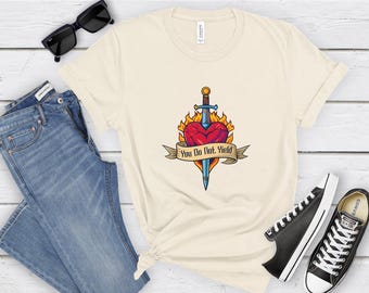 Fireheart Inspired, Aelin Galathynius, The Thirteen, TOG, Throne of Glass, Book Shirt Booktok Merch, Bookish T-shirt, Romantyzm, Książki fantasy