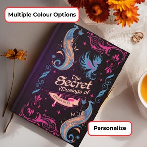 Personalized Writing Journal, Custom Poem Book, Poet Gift for Writer, Journal for Poetry, Notebook Poetry Lover Gift, Custom Name Journal A5