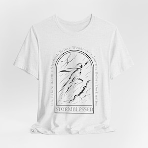 Camiseta Stormblessed, Camiseta para fans de Stormlight, Camiseta Radiant Knight, Camiseta Windrunner, Camiseta Cosmere, Regalo para fans de Brandon Sanderson, Regalo para amantes de los libros Ash