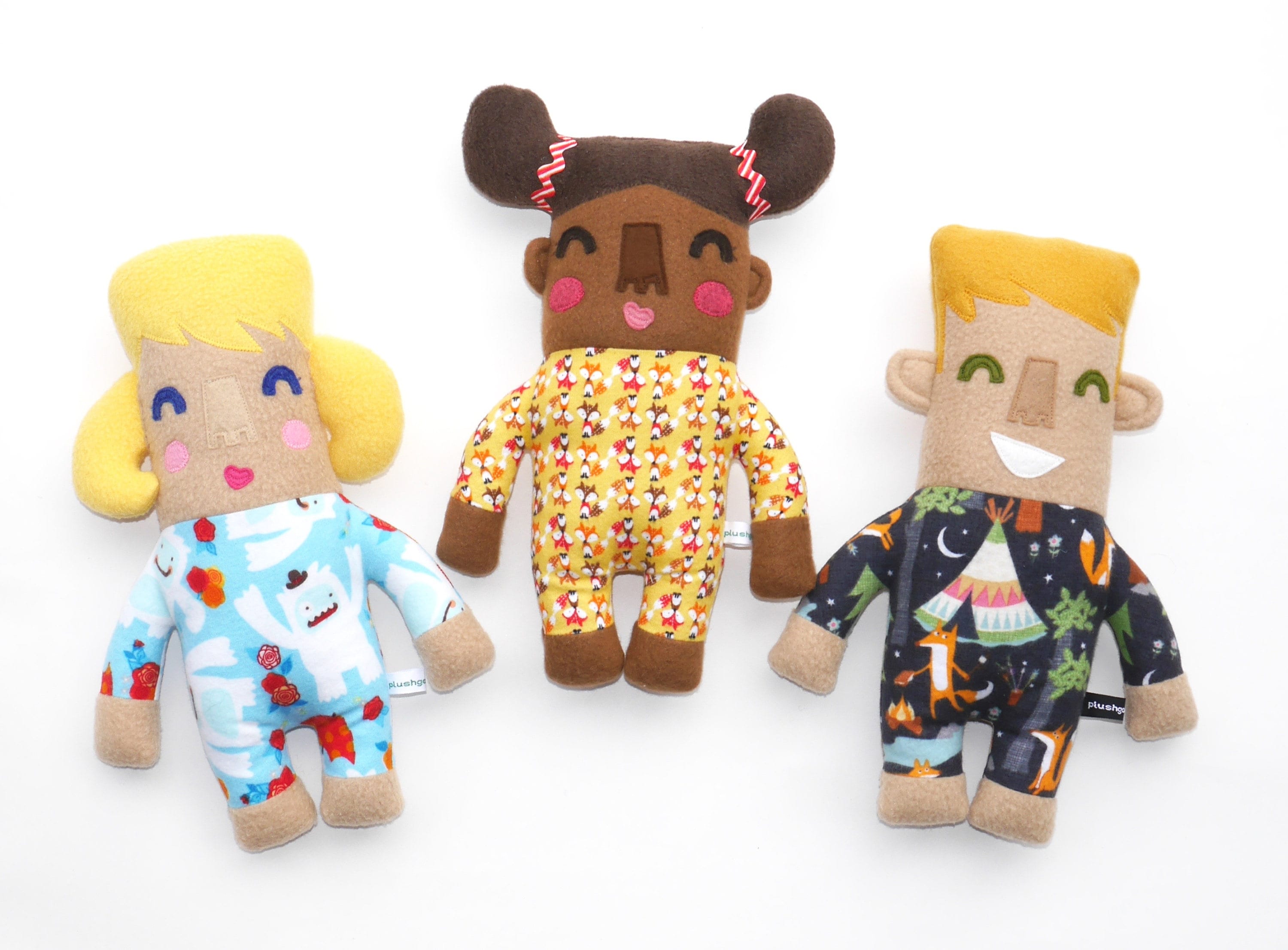 Zoe Cute Plushie Stuffed Animal Girl Doll Pajamas Baby Gift Etsy Norway