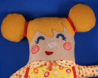Gretel Plush doll, girl, art doll, plushie, fairytale, stuffed animal, girl doll