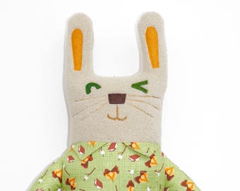 Rabbit art doll plushie bunny stuffed animal child friendly