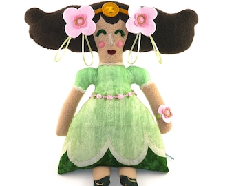 Princess art doll plushie stuffed animal green dress Ozma of OZ