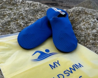 Cold Water Swim Shoes with Bag Personalised Many Colours 2 SIZES
