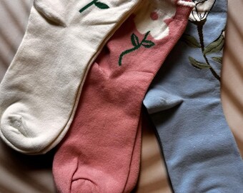 Soft Socks Gift Set Floral Design