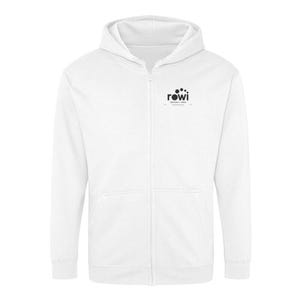 ROWI x GROUND x IRON Zipper-Hoodie | Winter Division | Snow Ice Grit | Monochrom | Unisex