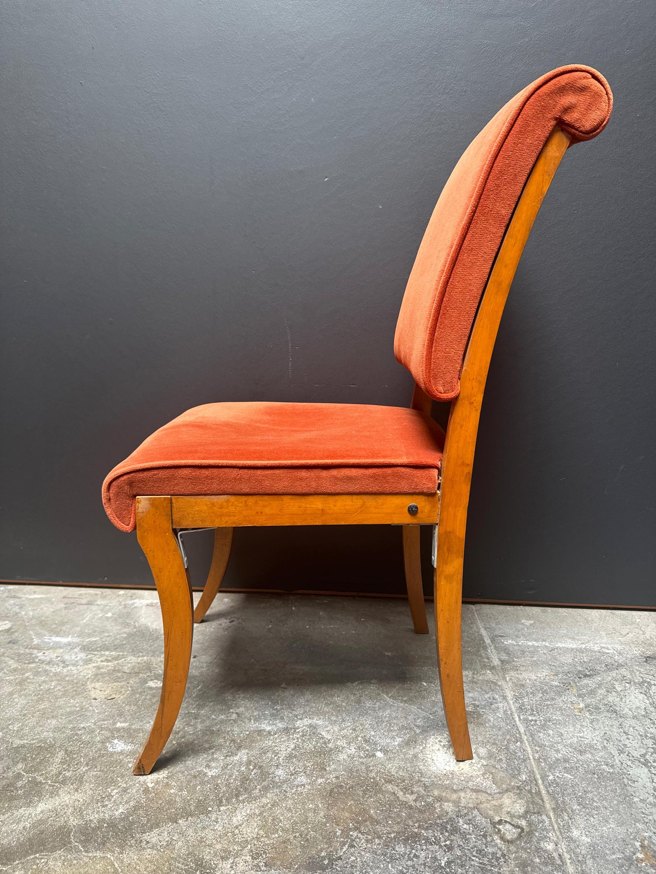 Antique Burnt Orange Chair Etsy — free download