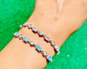 Pulsera de plata Grace, Plata, Pulsera de cadena, Plata 925, Pulsera para mujer, Mujeres, Regalos únicos para ella, Regalos